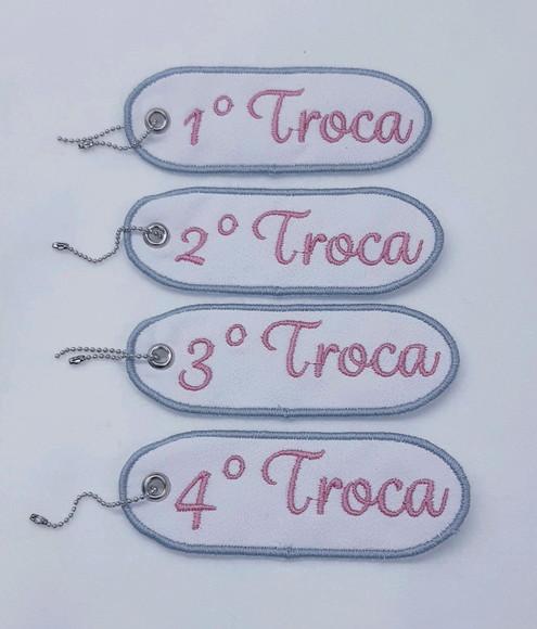 Kit com 4 Tags Troca Maternidade