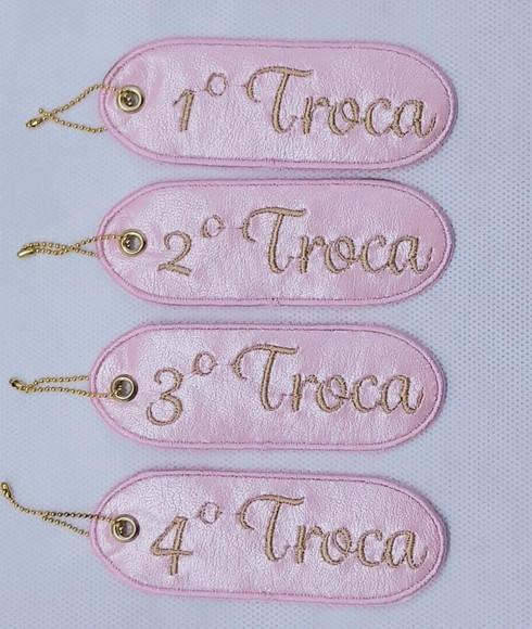 Kit com 4 Tags Troca Maternidade