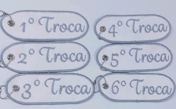 Kit com 6 Tags Troca Maternidade