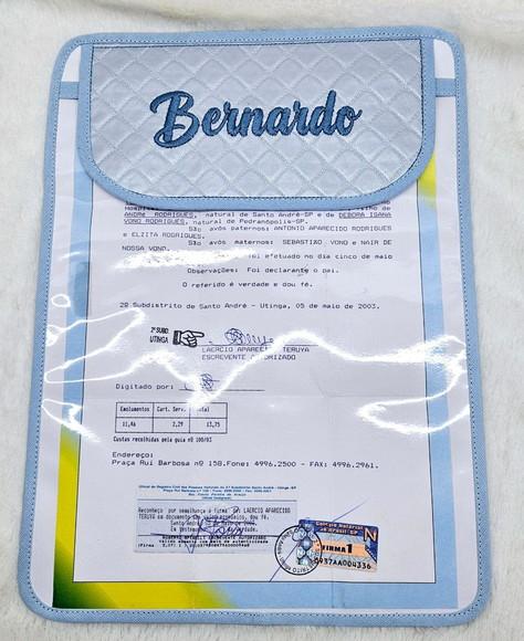 Porta Certidão de Nascimento