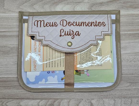 Porta Documento Personalizada e Capa Cad. Vacinação
