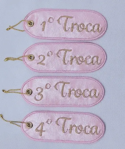 Kit com 4 Tags Troca Maternidade