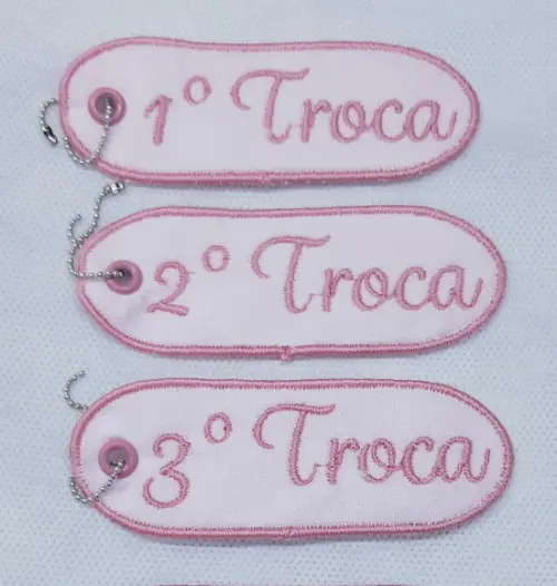 Kit com 3 Tags Troca Maternidade