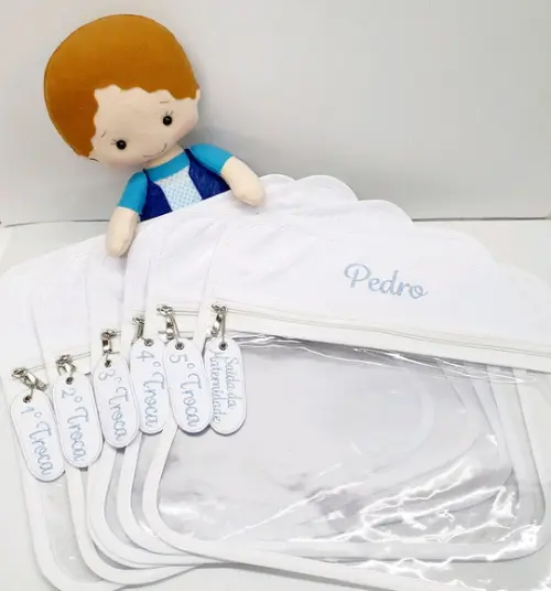 Organizador Maternidade Personalizado com Tags