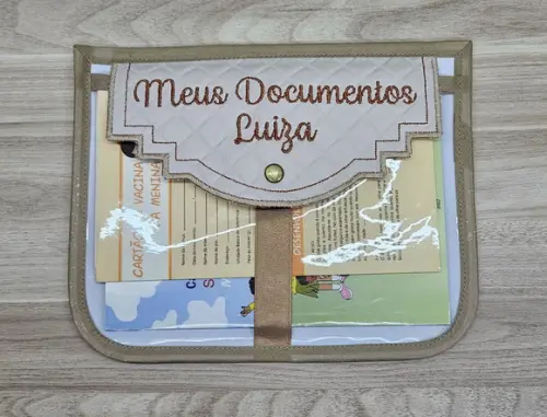 Porta Documento Personalizada e Capa Cad. Vacinação