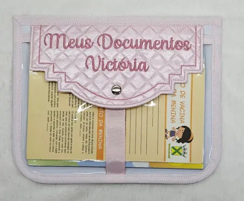 Porta Documento Personalizada e Capa Cad. Vacinação