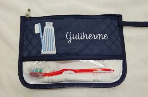 Porta Escova e Pasta de Dente