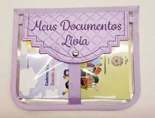 Porta Documento Personalizada e Capa Cad. Vacinação