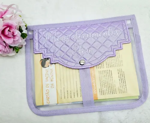 Porta Documento Personalizada e Capa Cad. Vacinação