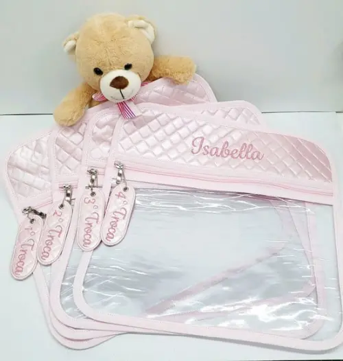Saco Organizador Maternidade Personalizado com Tags