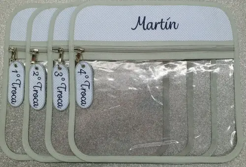 Saco Organizador Maternidade Personalizado com Tags