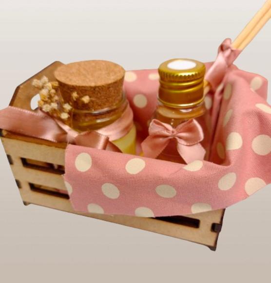 50 Kits Vela Aromática e Mini Difusor de Aromas para Lembran