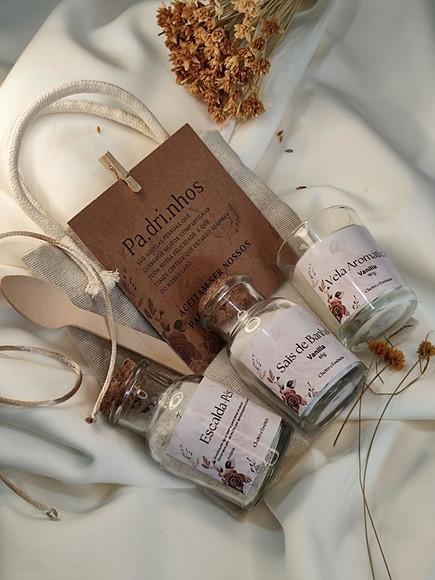 Kit Convite Padrinhos e Madrinhas Spa Aromático Personalizad