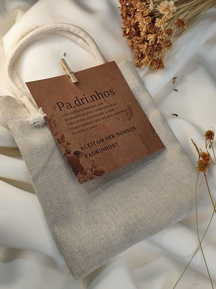 Kit Convite Padrinhos e Madrinhas Spa Aromático Personalizad