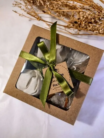 15 Kits Sachê Perfumado e Escalda-pés para Lembrancinha