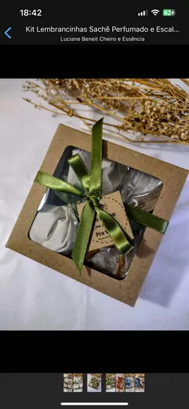 18 Kits Sachê Perfumado e Escalda-pés para Lembrancinha