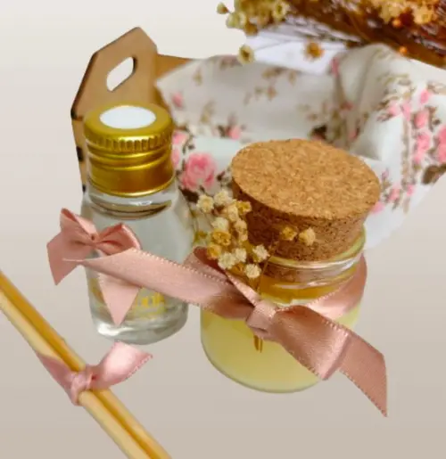 50 Kits Vela Aromática e Mini Difusor de Aromas para Lembran
