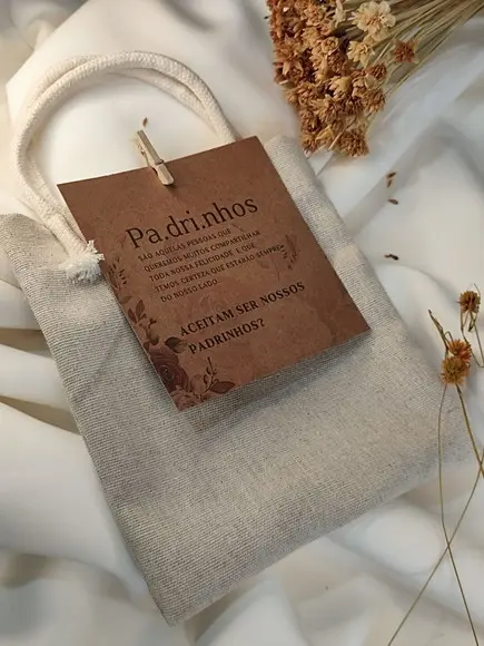Kit Convite Padrinhos e Madrinhas Spa Aromático Personalizad