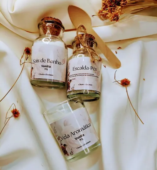Kit Convite Padrinhos e Madrinhas Spa Aromático Personalizad
