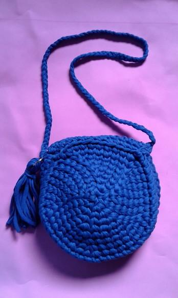 Bolsa de Crochê em Fio de Malha