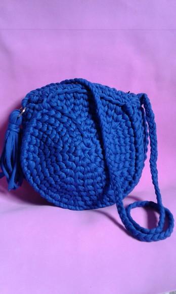 Bolsa de Crochê em Fio de Malha