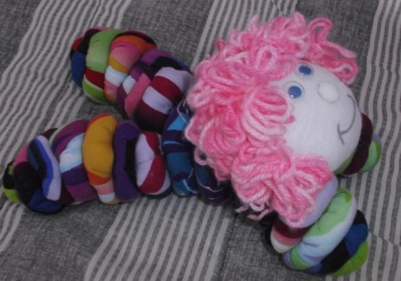 Boneca Dorminhoca de Fuxico