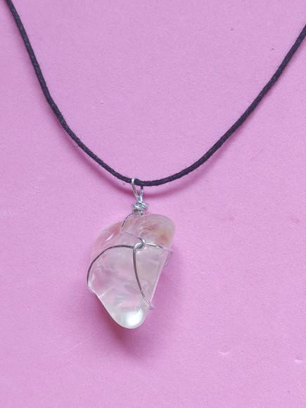 Colar com Cristal Natural
