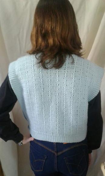 Colete Feminino de Crochê