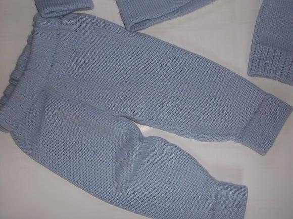 Kit com 2 Calças de Lã - 3 a 6 Meses