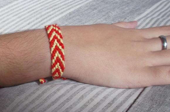 Kit com 3 Pulseiras da Amizade de Macramê