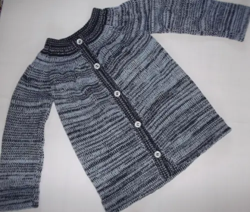 Casaquinho para Bebês - Tricô à Máquina