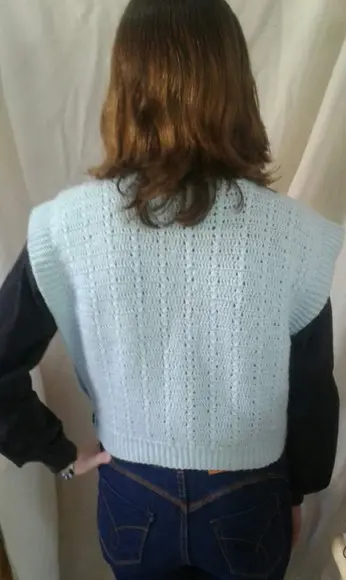 Colete Feminino de Crochê