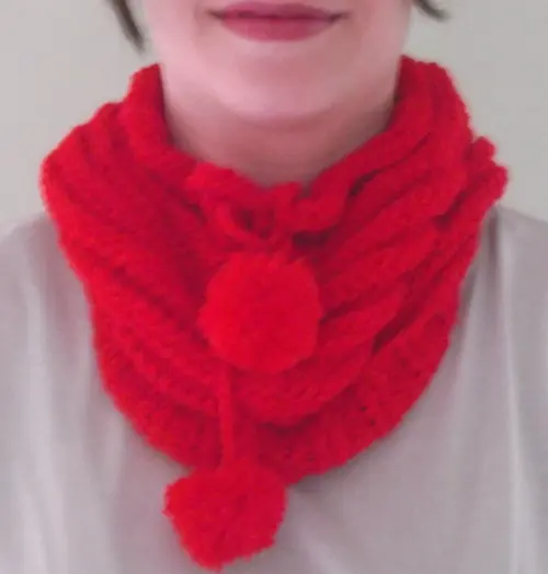 Gorro/ Gola de Tricô