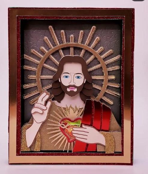 Arquivo de Corte - Camadas - Coração Sagrado de Jesus