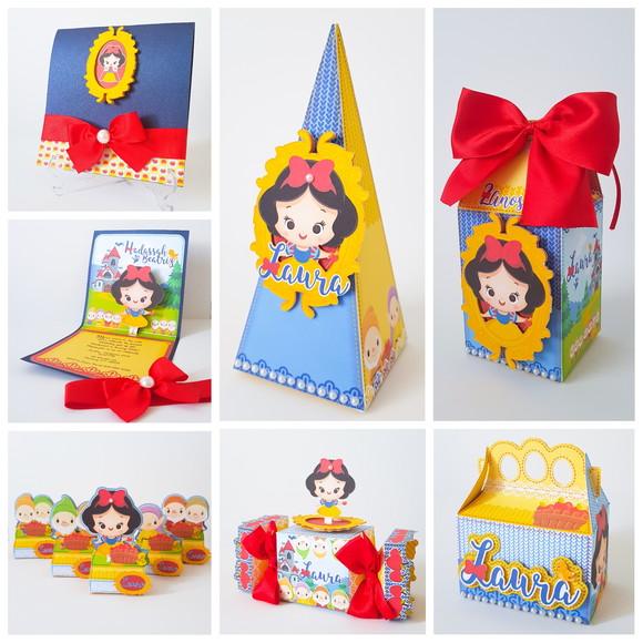 Arquivo de Corte - Festa Pronta - Branca de Neve