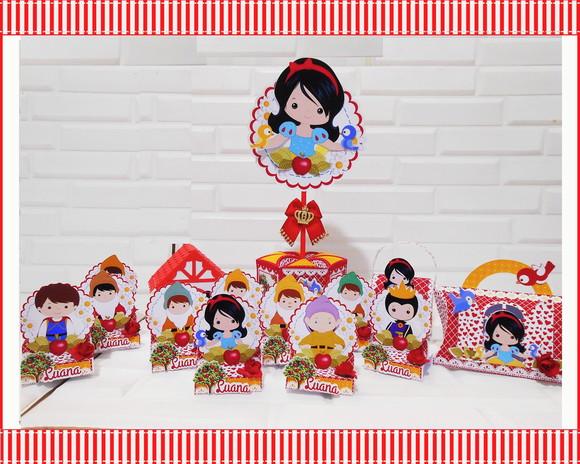 Arquivo de Corte - Festa Pronta - Branca de Neve 03