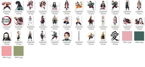 Arquivo de Corte - Festa Pronta - Demon Slayer