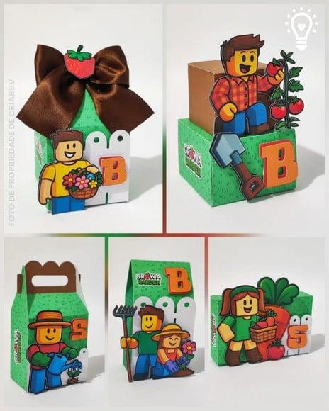 Arquivo de Corte - Festa Pronta - Grow a Garden Roblox + Kit