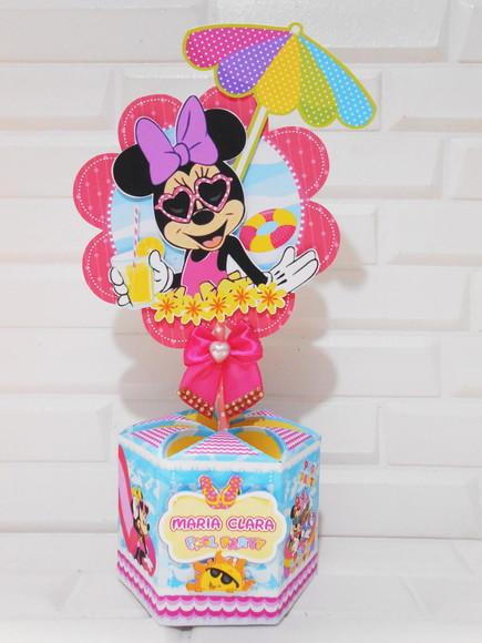 Arquivo de Corte - Festa Pronta - Minnie Pool Party