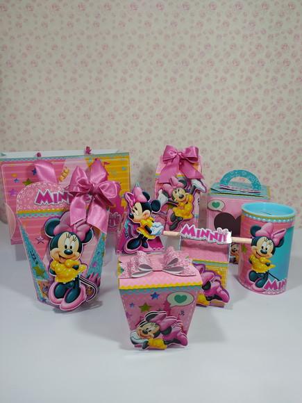 Arquivo de Corte - Festa Pronta - Minnie Rosa