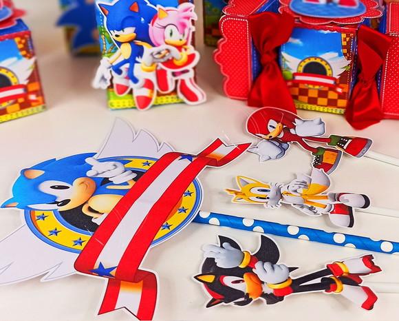 Arquivo de Corte - Festa Pronta - Sonic