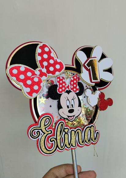 Arquivo de Corte - Topo de Bolo - Minnie