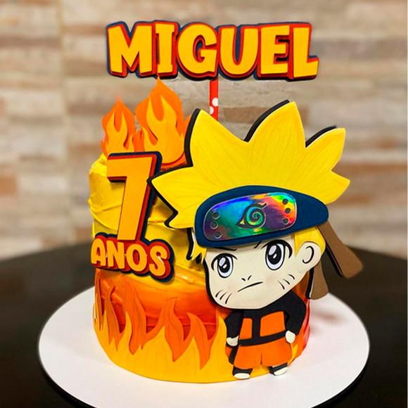 Arquivo de Corte - Topo de Bolo - Naruto Cute (camadas)