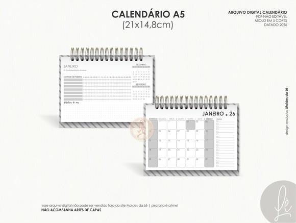 Arquivo Digital - 2026 - Combo Calendario de Mesa