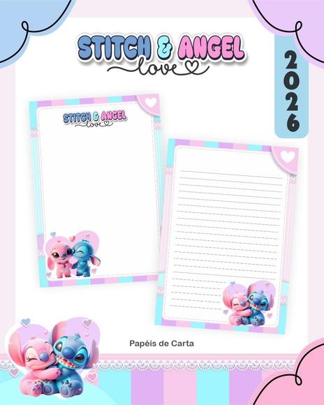 Arquivo Digital - Agenda 2026 - Stitch e Angel (combo)