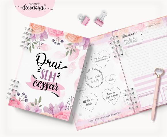 Arquivo Digital - Agenda/caderno Devocional Floral