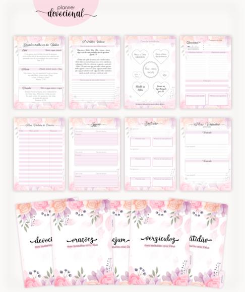 Arquivo Digital - Agenda/caderno Devocional Floral
