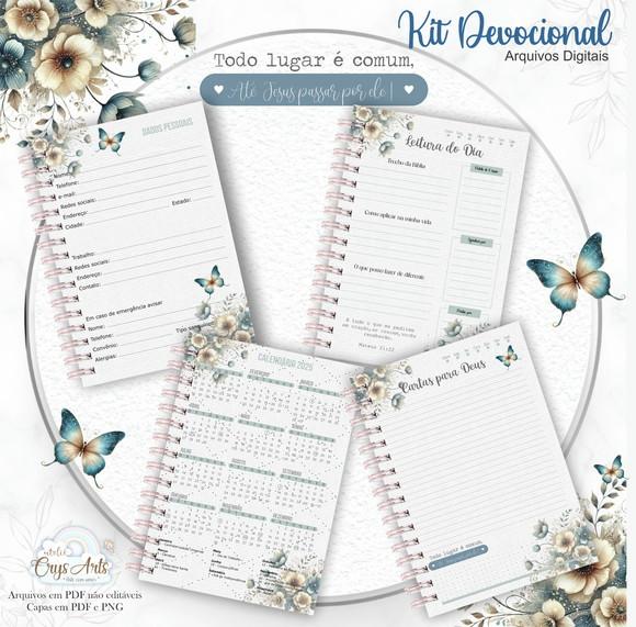 Arquivo Digital - Agenda/caderno Kit Devocional 2025