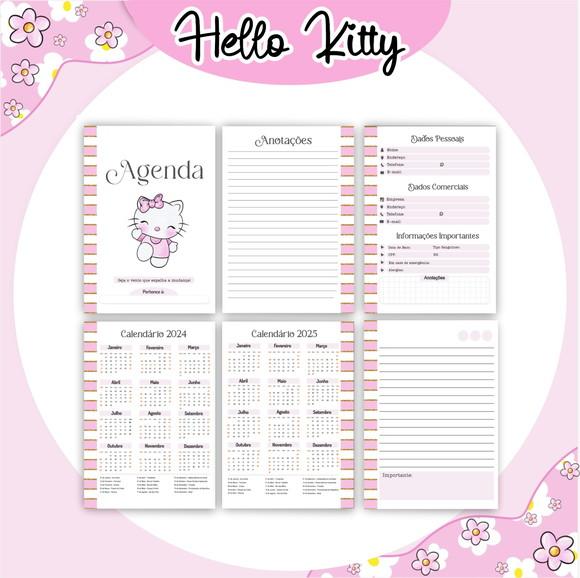 Arquivo Digital - Agendas - Hello Kitty Combo