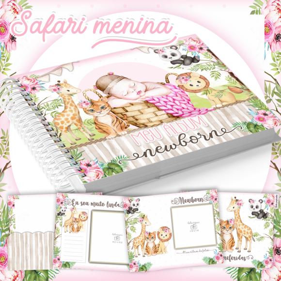 Arquivo Digital - Album Fotos - Safari Menina (newborn)